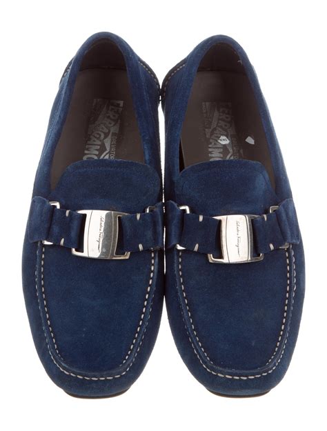 fake ferragamo suede loafers|salvatore ferragamo loafer.